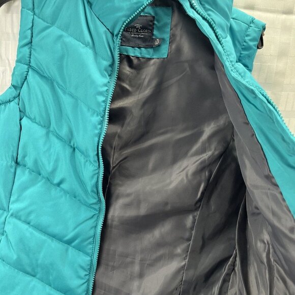 Faded Glory Women Vest Color Green Mint Lining Polyester  Vest Size M (8-10) - Picture 16 of 16